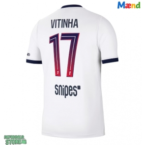 Paris Saint-Germain Vitinha #17 Replika Udebanetrøje 2026-27 Kortærmet